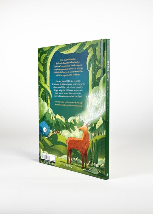 Actual product image Professor Blausteins höchst ungewöhnliche Vorfahren (Band 2) - Leo und der Fluch der Gorgon (German, Joe Todd-Stanton, Ulrich Thiele, 2023)