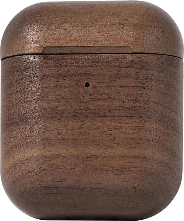 Image du produit Oakywood AirPods Case - Holzetui für AirPods-Kopfhörer - Walnuss / AirPods 1/2 - (Couvercle de l'étui de chargement)