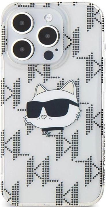Produktbild Karl Lagerfeld KLHCP15XHKLPCHT iPhone 15 Pro Max 6.7" transparent hardcase IML Choupette Head & Mono (Apple iPhone 15 Pro Max)