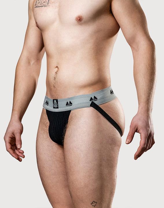 Produktbild alpina Jockstrap - Schwarz (5 cm / 2 Zoll) (M)