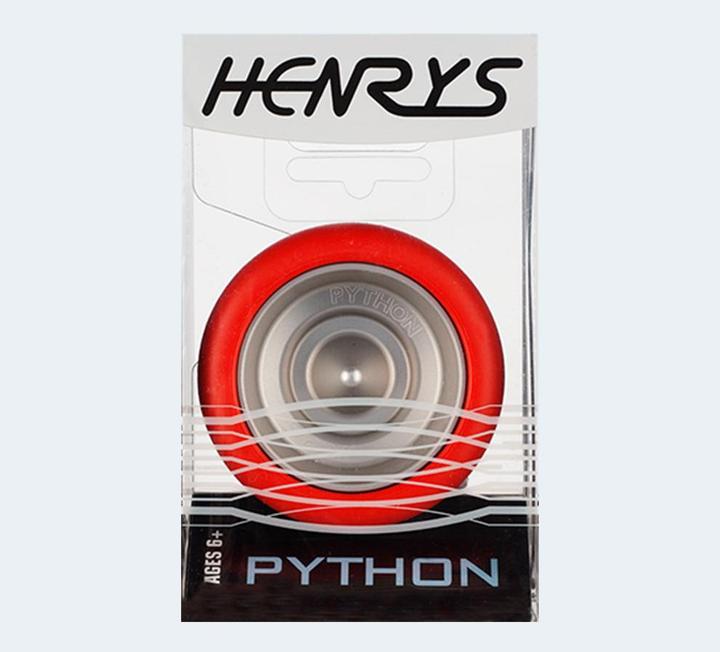 Henrys A00060-03 Yo Python Bind, Profi Jo with silver anodised hubs, JoJo with Gecko response system