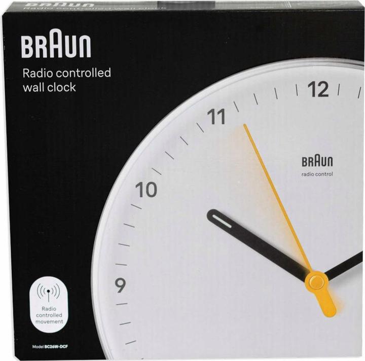 Actual product image Braun Wall Clock (23 cm)