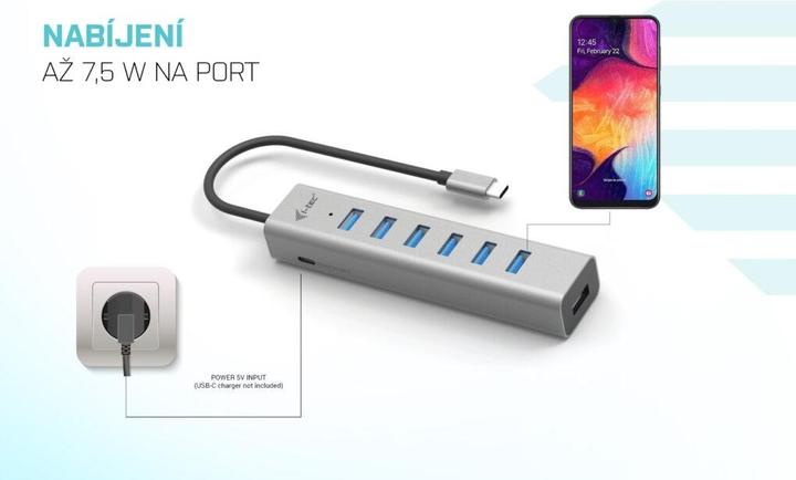 Produktbild i-tec C31HUBMETAL703 (USB-A, USB-C, 7 Ports)
