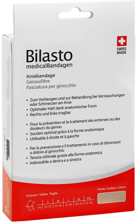 Produktbild Bilasto Uno Kniebandage S beige (S)