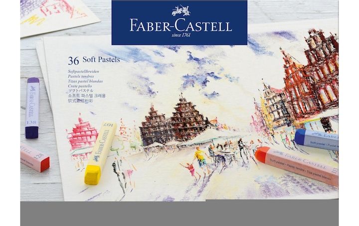 Immagine prodotto Faber-Castell Gessetti pastello morbido (Multicolore, 36 x)