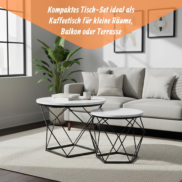 Image du produit Relaxdays Lot de 2 tables basses