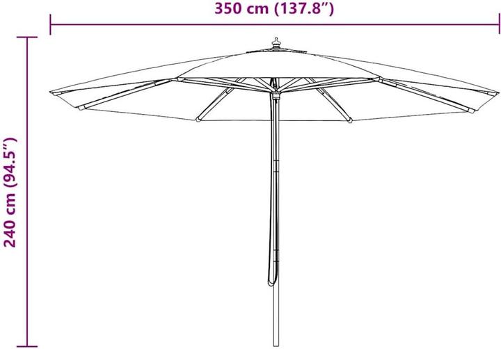 Produktbild VidaXL Rusna (3.50 m)