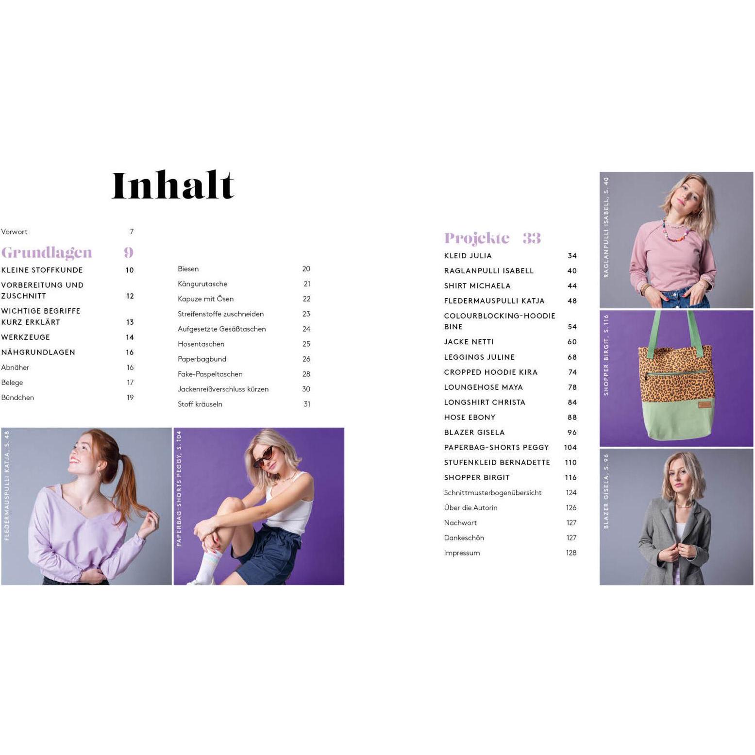 Thumbnail - Nähen mit French Terry und Sweat - Cosy and Casual, Ratgeber von Jeanette Thümmler