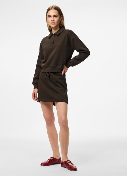 Actual product image Pieces PCCHILLI SWEAT Langarm-Poloshirt (XL)
