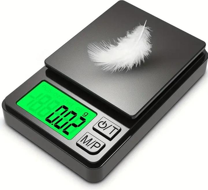 Nikko Digitale Mini Präzisions-Taschenwaage 1000g, 0.1g Abstufung