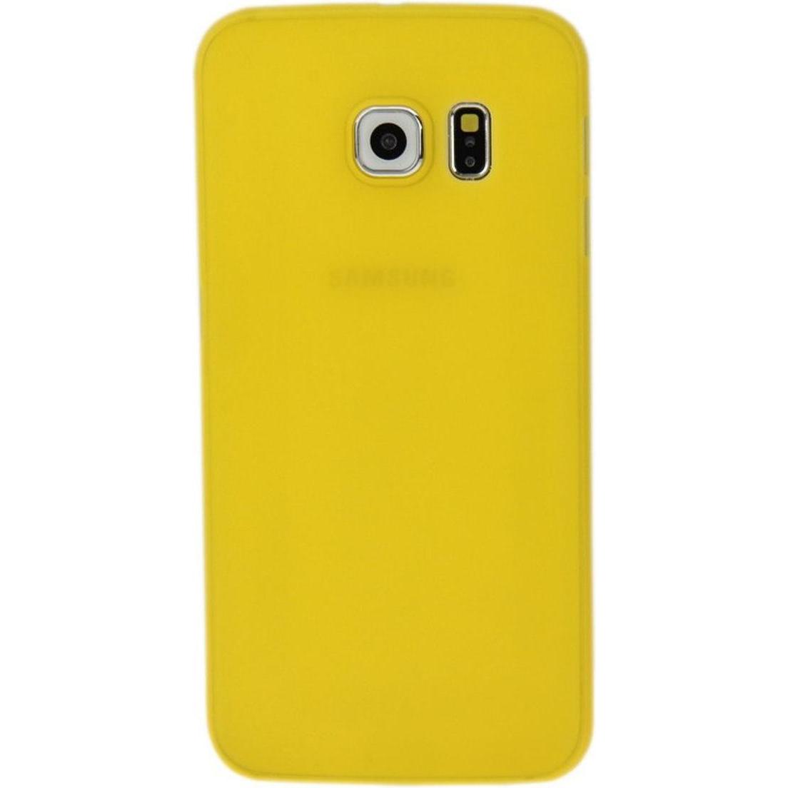 Thumbnail - König Design Schutzhülle Case Ultra Dünn 0,3mm für Handy Samsung Galaxy S6 Edge Gelb (Samsung Galaxy S6 Edge), Smartphon...