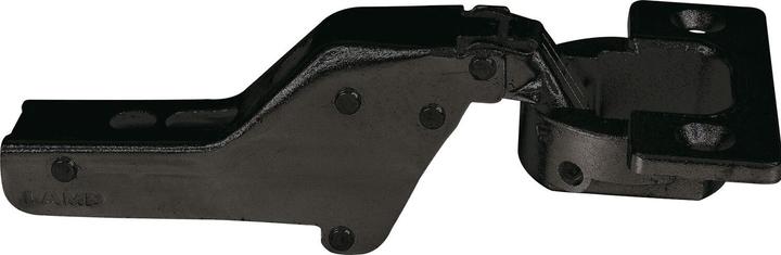 Produktbild LAMP® Schwerlast Möbel Scharnier 95°, Innenanschlag, mit Feder, schwarz