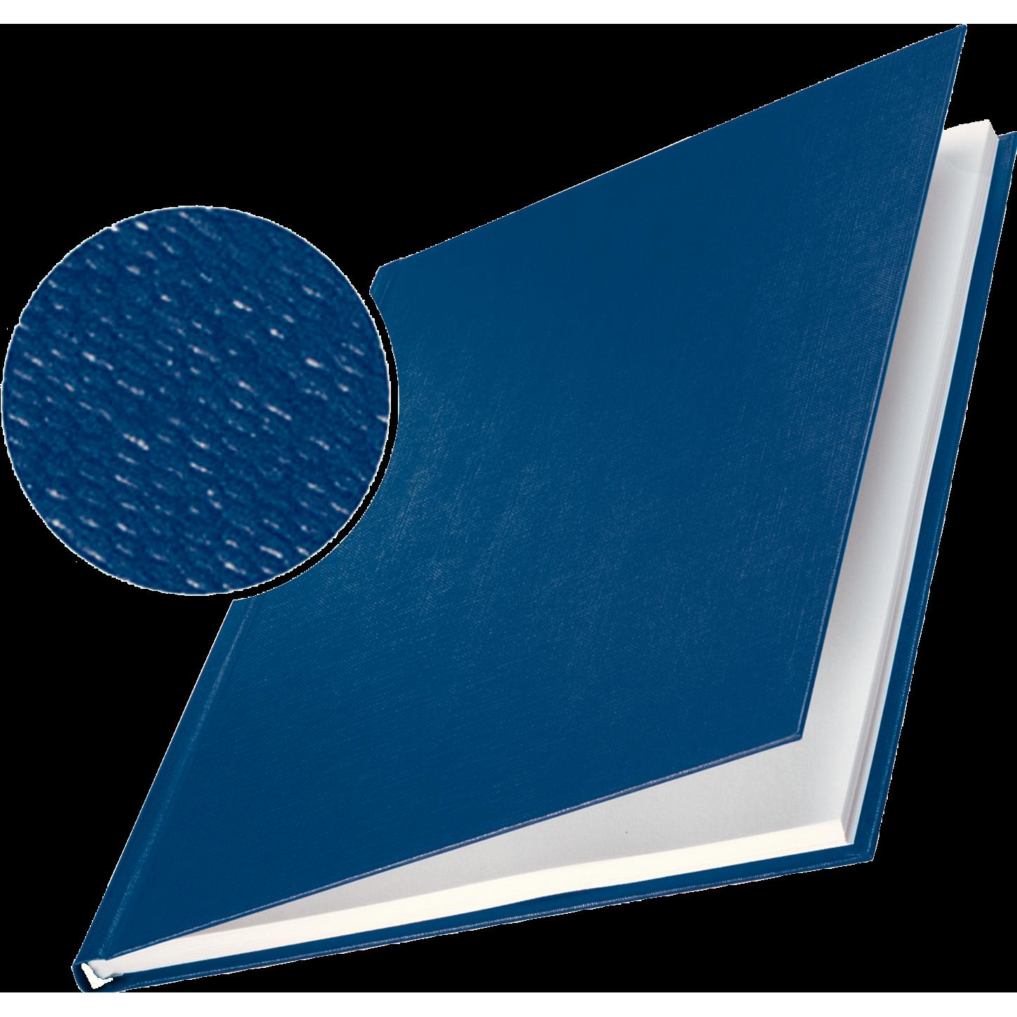 Thumbnail - Leitz, Mappe, Buchbindemappe impressBIND A4, 24.5 mm, blau, Hard (A4, 10 x)