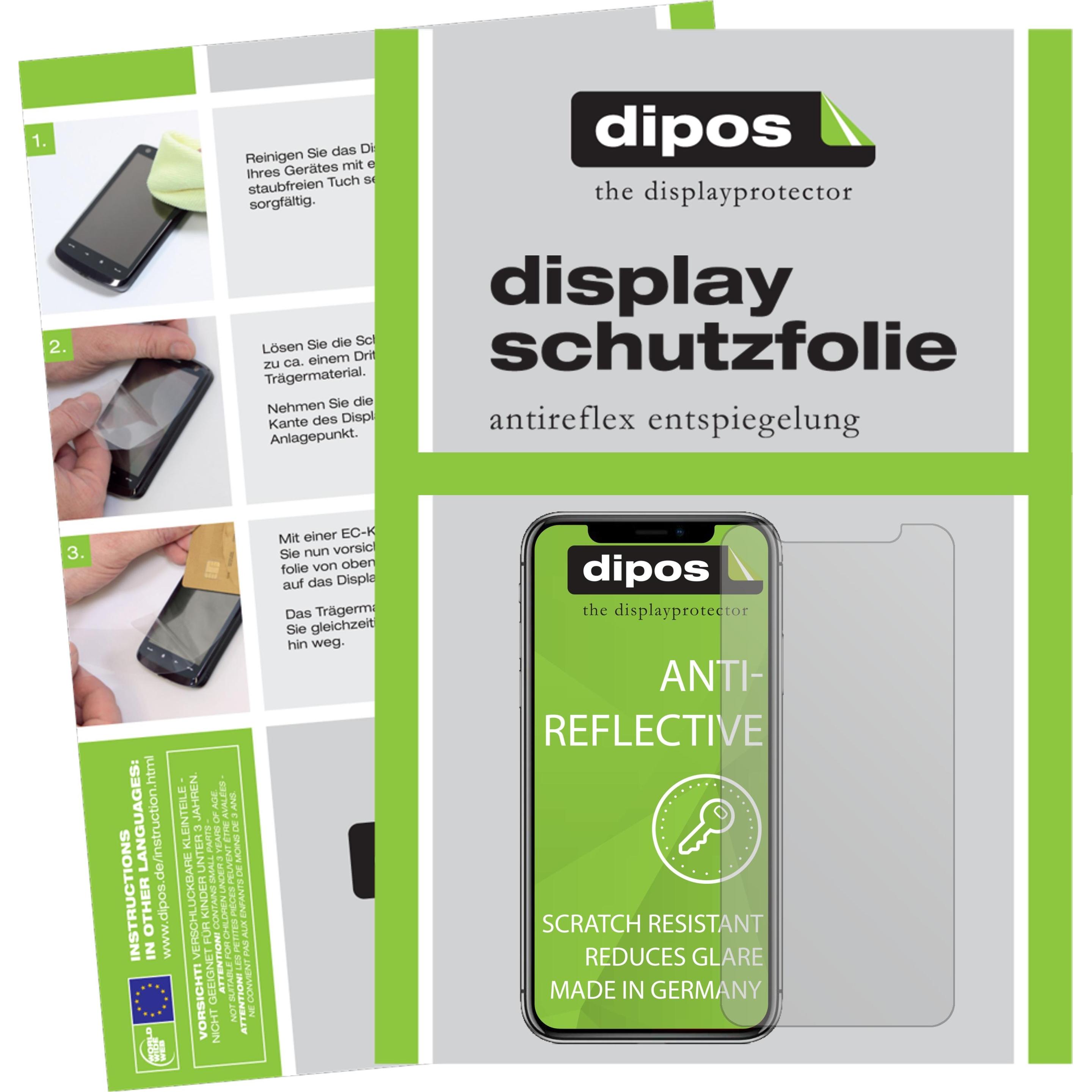 Thumbnail - Dipos Displayschutzfolie Antireflex (5 Stück, Apple iPhone 11 Pro Max), Smartphone Schutzfolie, Transparent