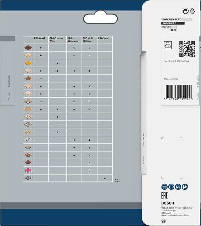 Actual product image Bosch Professional Zubehör PRO Wood circular saw blade, 150 x 2 x 20 mm