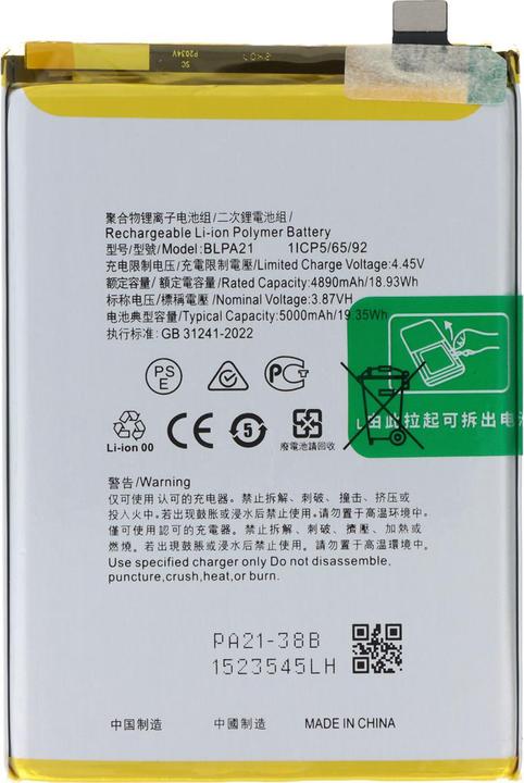 Actual product image Avizar Akku OPPO A18 3,87V Ersatz