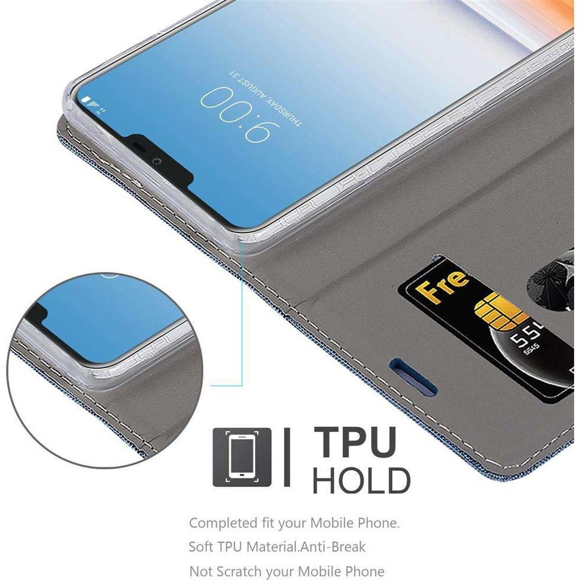 Thumbnail - Cadorabo Book Jeans Optik Cover (LG V20), Smartphone Hülle, Blau