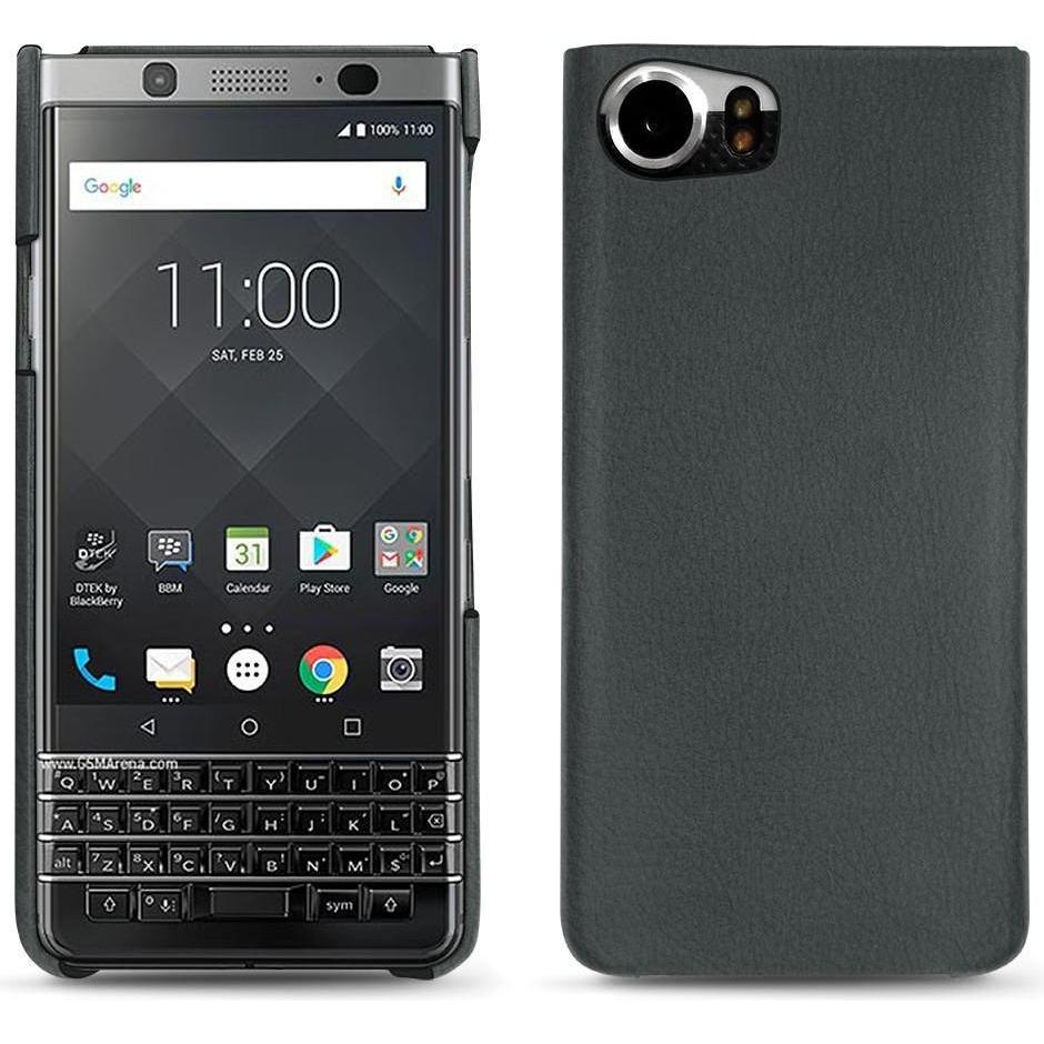 Thumbnail - Noreve Lederschutzhülle (Blackberry KEYone), Smartphone Hülle, Blau