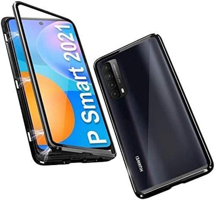 Produktbild G-Case Huawei P Smart 2021 Aluminium Magnetic Glass Case Hülle (Huawei P Smart (2021))