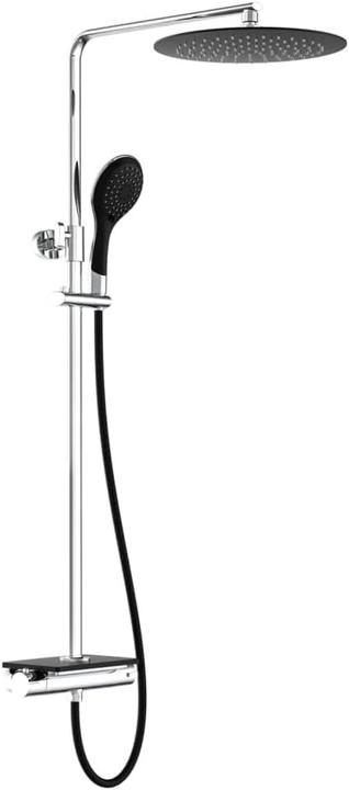 Produktbild Eisl Regendusche Bad GRANDE VITA Überkopfbrause-Set Schwarz Thermostat Duschsystem Regenbrause DX1103CST