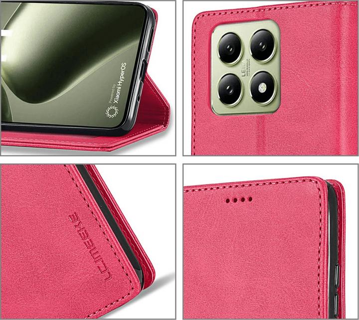 Produktbild LC.Imeeke Xiaomi 14T - Leder Etui Hülle (Xiaomi 14T)
