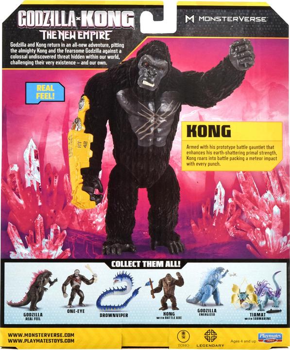 Immagine prodotto Monsterverse Godzilla x Kong - Real Feel, 15 cm Kong (271-35233)