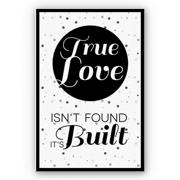 Immagine prodotto Trenddeko Il vero amore (70 x 100 cm)