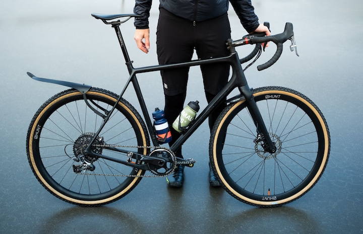 Actual product image Ass Savers Win Wing 2 Gravel Stealth (Rear mudguard)