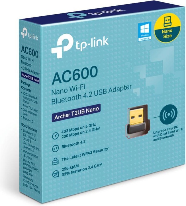 Immagine prodotto TP-Link Archer T2UB Nano (USB 2.0)