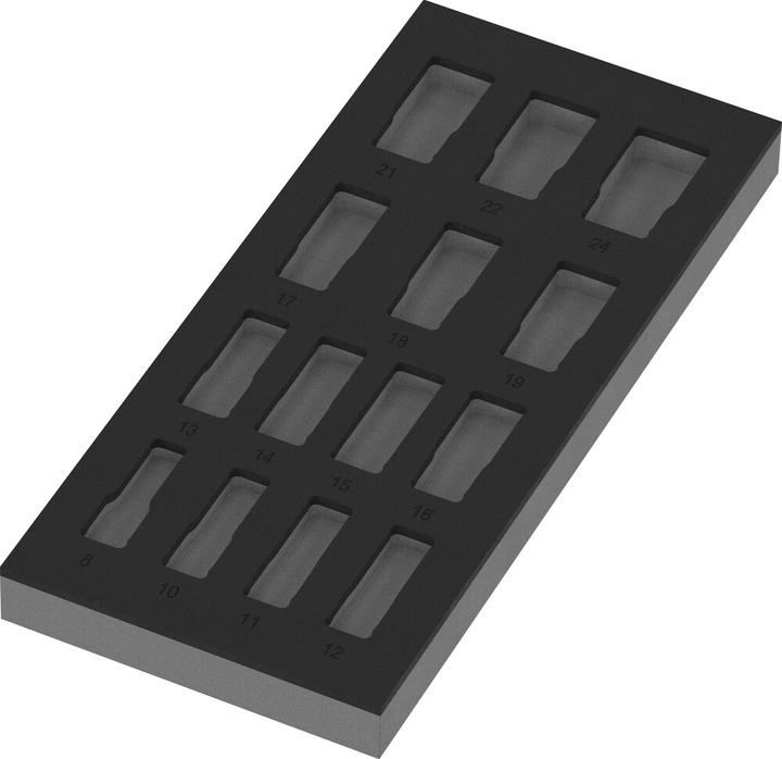 Wera 9835 Schaumstoffeinlage 6007 Joker 11 Set 1, ohne Werkzeug