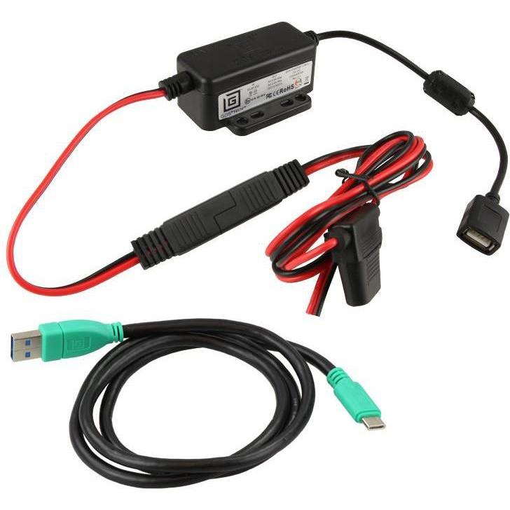 RAM Mounts Gds Modular Hardwired Car, Auto Adapter, Schwarz