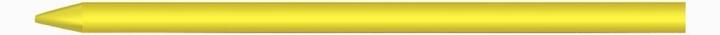 Actual product image Bleispitz Replacement refill for professional marker (5 Piece, Yellow)