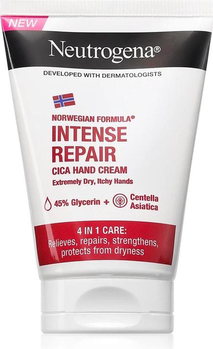 Produktbild Neutrogena Norwegian Formula Intense Repair Cica Handcreme zur Beruhigung sehr trockener und juckender Haut (50 ml)
