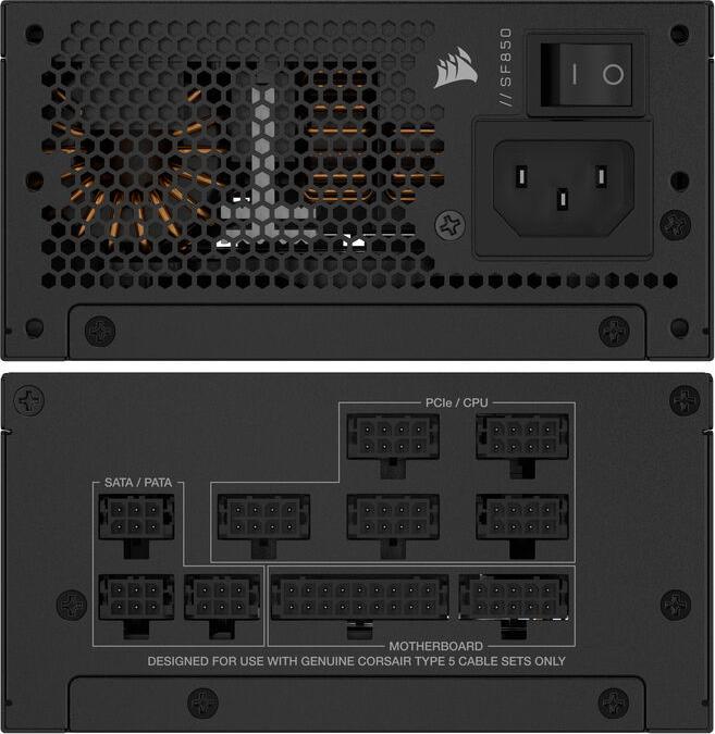 Actual product image Corsair SF850 (850 W)
