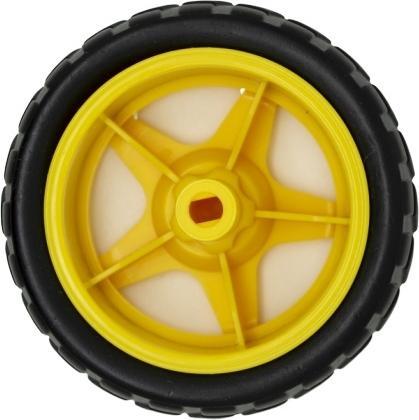 Actual product image 3D Simo Plastové kolo s pneumatikou pro Arduino robota (Pushbikes)