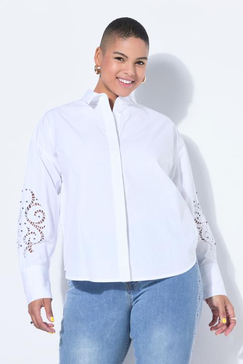 Immagine prodotto Studio Untold Camicia dal taglio oversize con ricami e rivetti sulle maniche lunghe (46, 48)