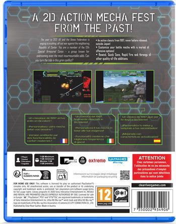 Actual product image Clear River Games Assault Suit Leynos 2 Saturn Tribute (PS5)