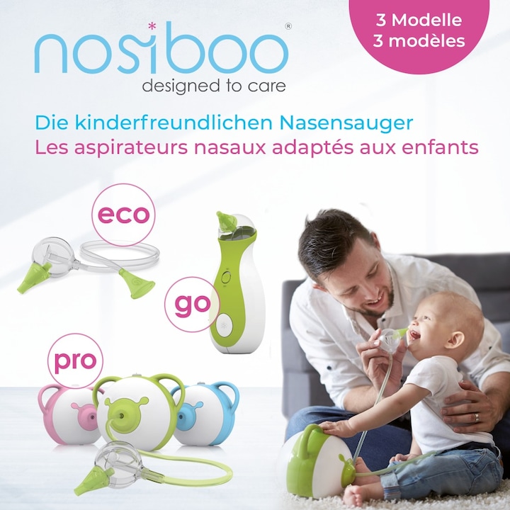 Immagine prodotto Nosiboo Pro Set di accessori per aspiratore nasale elettrico blu