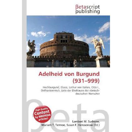 Adelheid von Burgund (931 999), Fachbücher