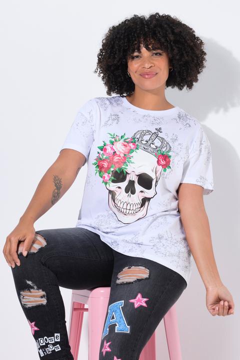 Actual product image Angel of Style T-Shirt, oversized, Totenkopf (46)