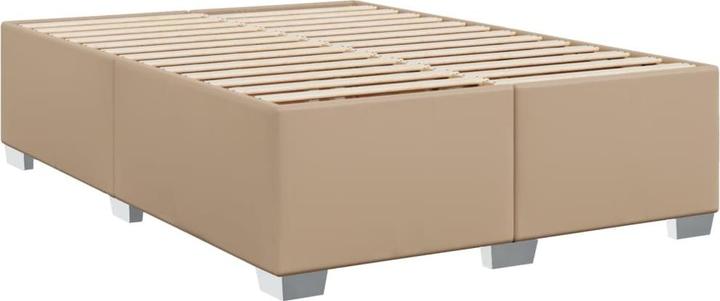 Produktbild vidaXL Boxspringbett Polsterbett Bett Doppelbett Matratze 140x190cm Kunstleder (140 x 190 cm)