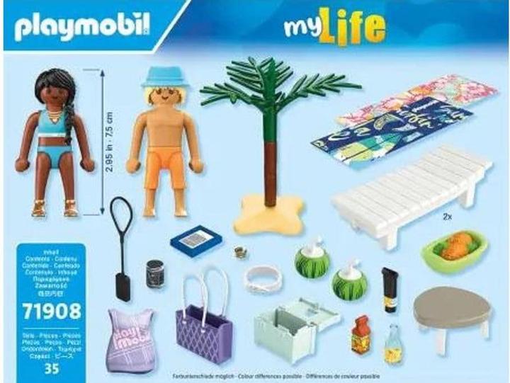 Produktbild Playmobil 71908 Pärchenausflug an den Strand (71908, Playmobil My Life)