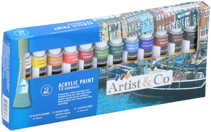 Produktbild Artist&Co Acrylfarbe (Mehrfarbig, 144 ml)