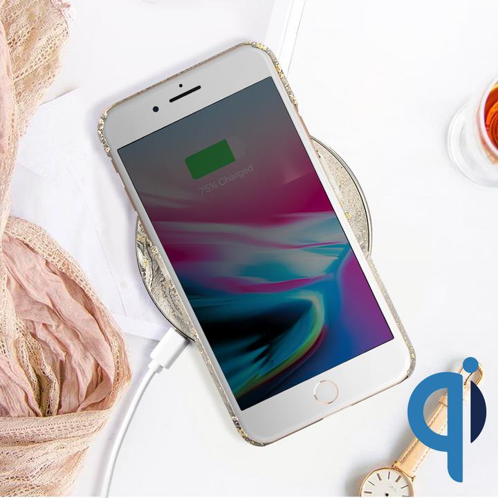 Produktbild iDeal Of Sweden Sparkle Greige Marble (Apple iPhone SE (2nd Gen), Apple iPhone 6s, Apple iPhone 8, Apple iPhone 6, Apple iPhone 7)