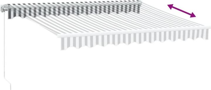 Image du produit vidaXL Einziehbare Markise (2.50 m)