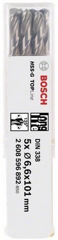 Productafbeelding Bosch Professional Zubehör HSS metalen draaiboorset (1,5 mm, 2 mm, 2,5 mm, 3 mm, 3,2 mm, 3,5 mm, 4 mm, 4,5 mm, 4,8 mm, 5 mm, 5,5 mm, 6 mm, 6,5 mm)