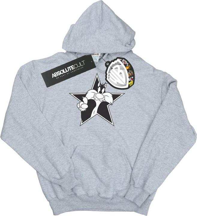 Produktbild Looney Tunes Sylvester Mono Star Kapuzenpullover (XXL)