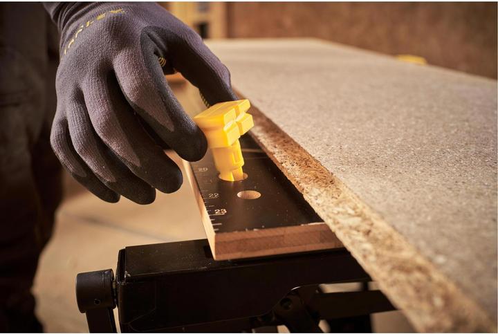 Actual product image Stanley Workmate with bamboo worktop and dual working height, loadable up to 250kg (50.50 cm, 78 cm)