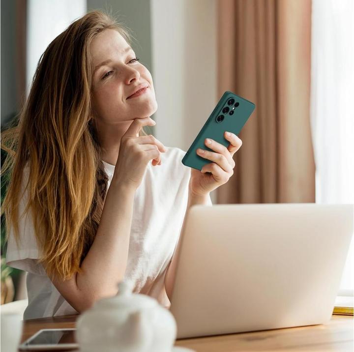 Actual product image Screenguard Liquid Silicone Case Hülle (Samsung Galaxy S25 Ultra)