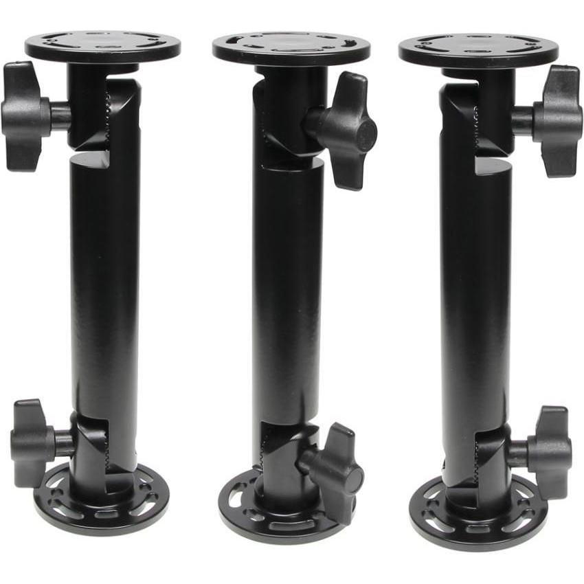 Thumbnail - Brodit Sockelhalterung Sockelhalterung mit Flügelmuttern, Gesamtlänge: 214mm, Durchmesser: 64mm, Farbe:..., Smartphone H...